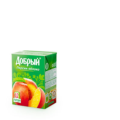 Сок «Добрый» персик-яблоко